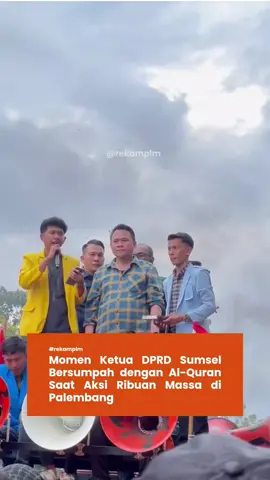 alhamdulillah lancar dan aman. palembang tidak mudah ter provokasi🙂🙂 #pengikut  #semuaorang  #palembangdamai 