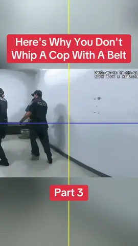Here's Why You Don't Whip A Cop With A Belt Part 3 #cops #copsoftiktok #police #policeofficer #fyp 