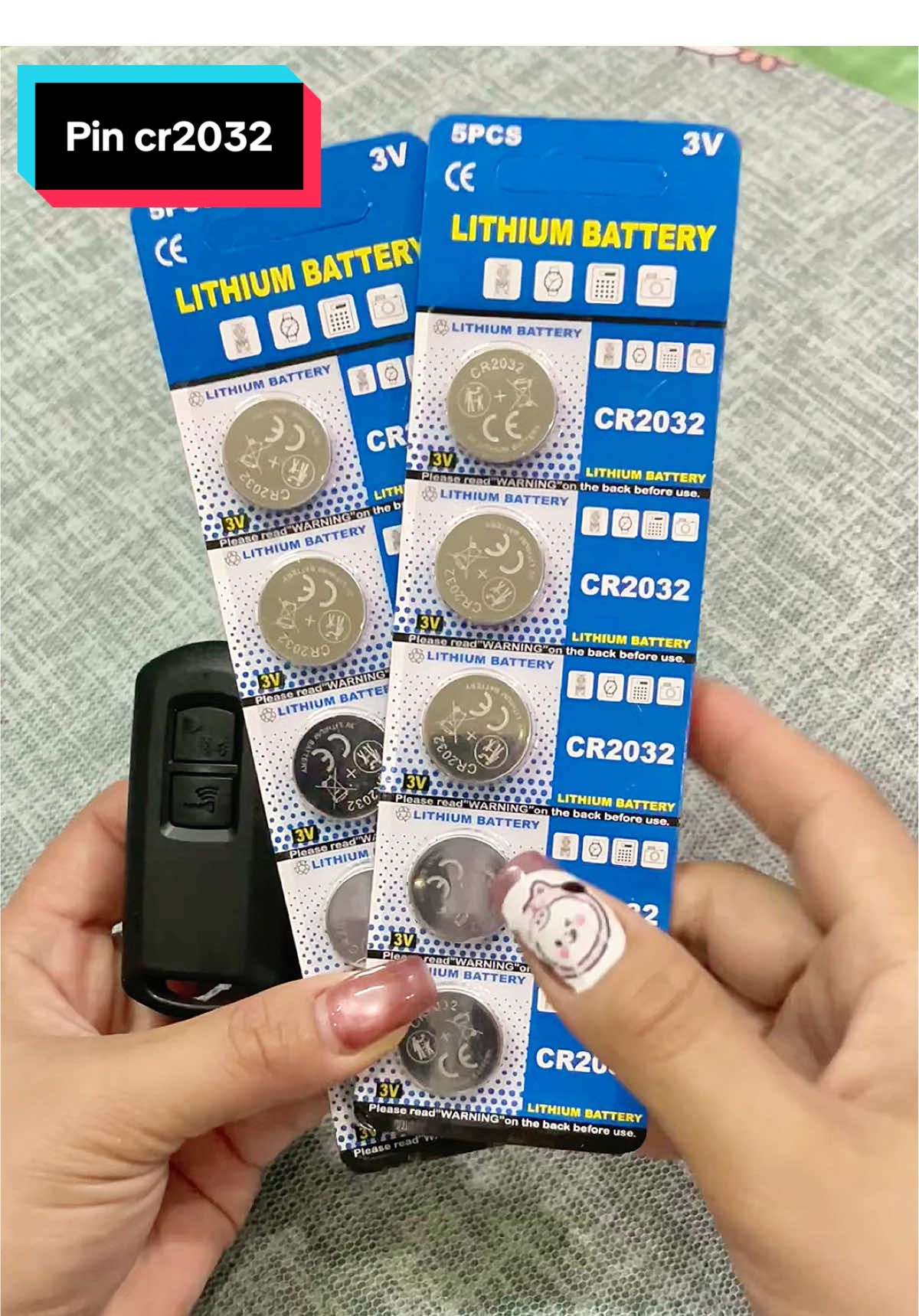 Trả lời @Thiên Thanh(mẹ em Bối)  2 Vỉ Pin CR2032 thay cho remote xe máy xe ô tô tất cả đều khiển điện tử  @Ngọc Lanh (Mẹ Cutin)  @Ngọc Lanh (Mẹ Cutin)  @Ngọc Lanh (Mẹ Cutin)  #pincr2032 #cr2032 #remote #ngoclanhmecutin #xuhướng 