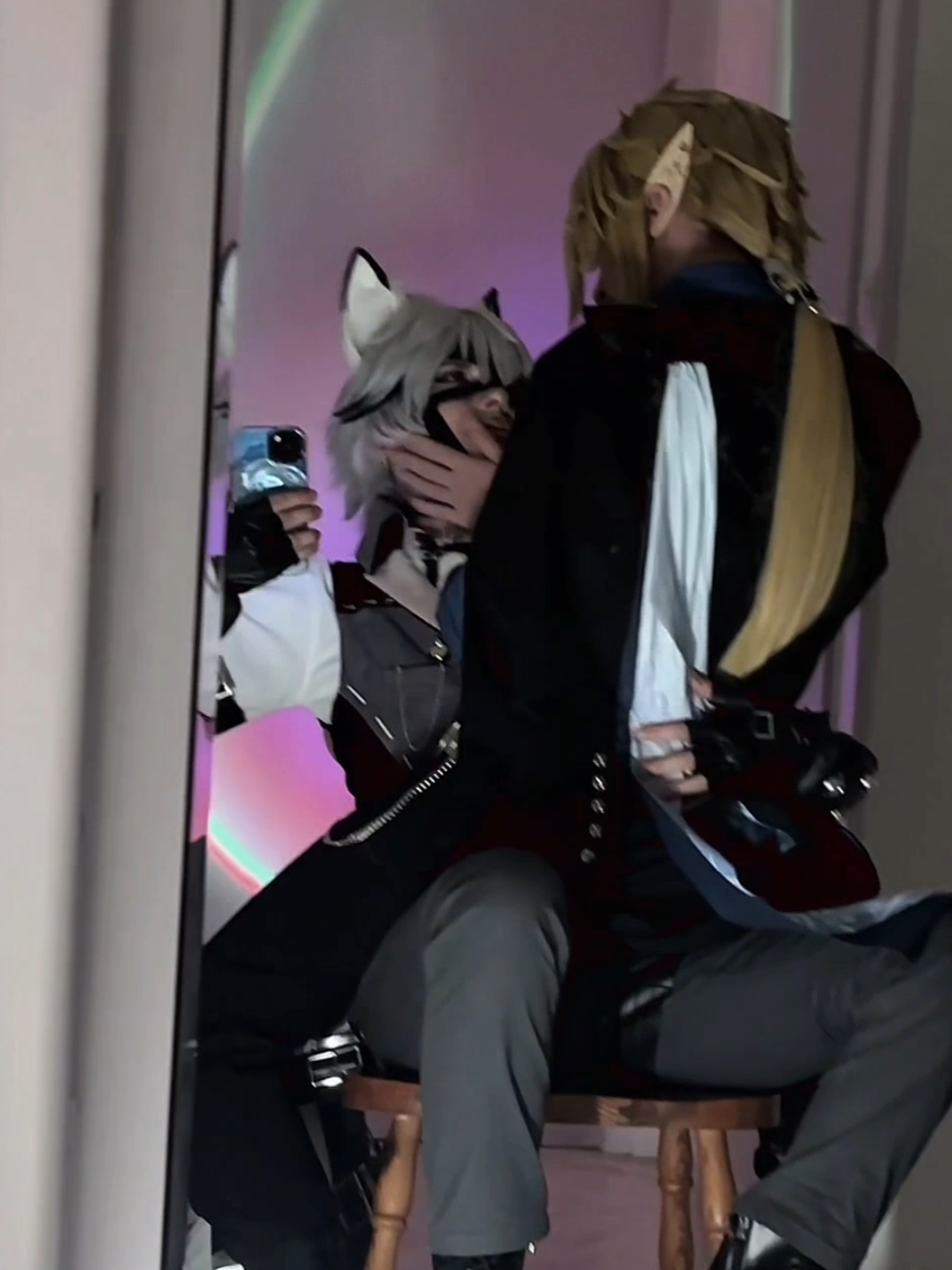 Hugo : @Baeko  Lycaon: me #lycaon #hugo #zzz #zenlesszonezero #zzzcosplay 