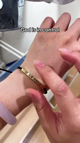 GOD IS IN CONTROL#godloveyou #christianity #inspirebracelet #giftideas #fyp