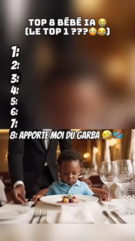 Top 8 bébé ia 🤣 #ia #baby #veo3 #humour #bebeia 