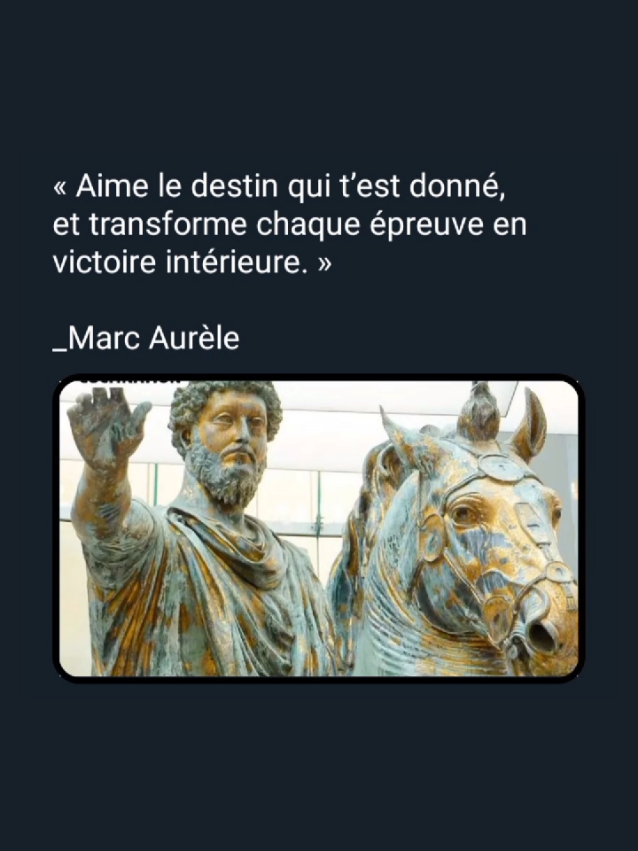 8 Citations puissantes de Marc Aurèle....🧠 #citations #marc  #philosophie #vie #inspiration 