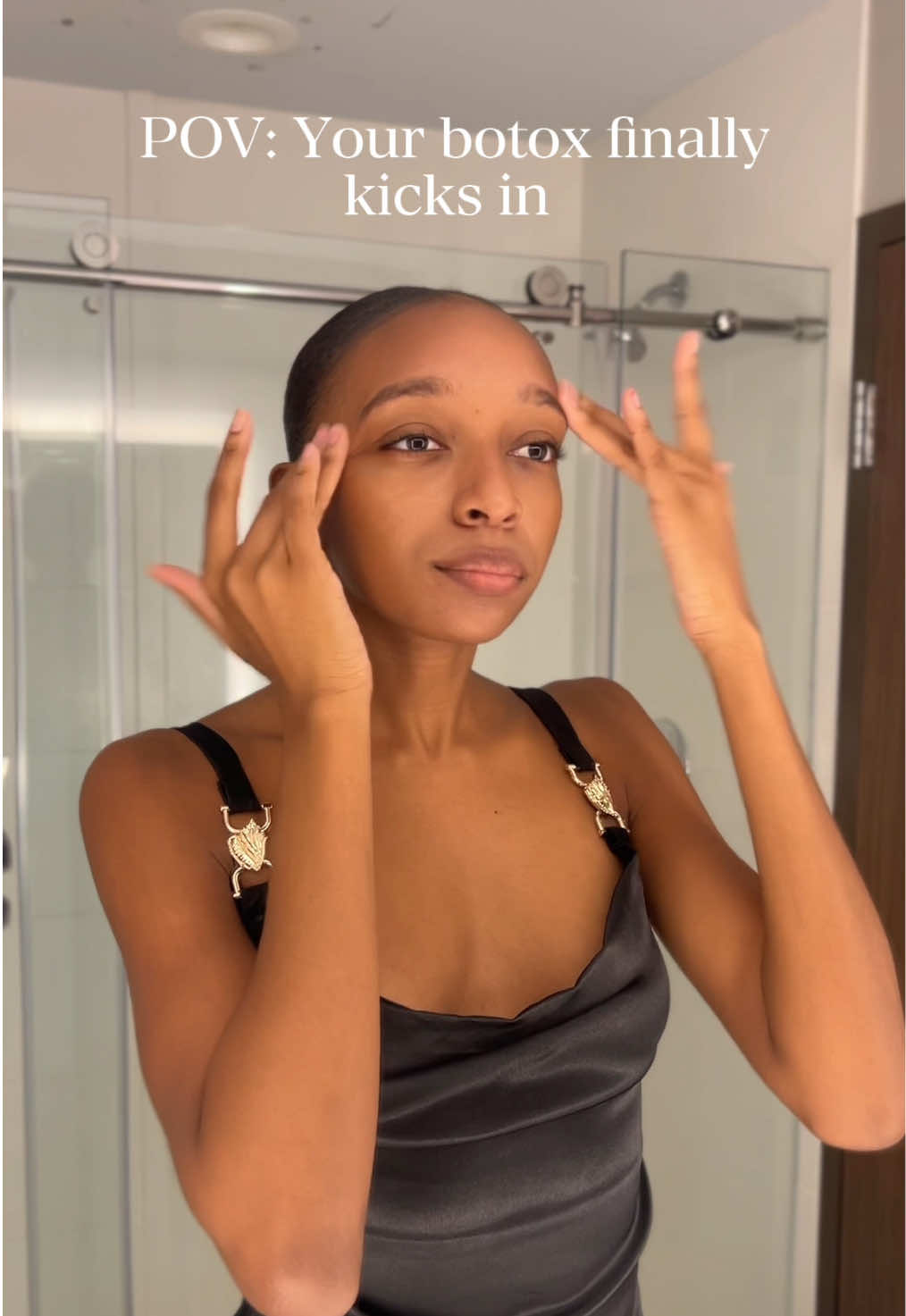 The moment I officially became a ✨Botox Babe✨  Bye bye forehead wrinkles! Thank you Essence Med Spa!  #botox #SkincareSecrets #medspalife #smoothskin 