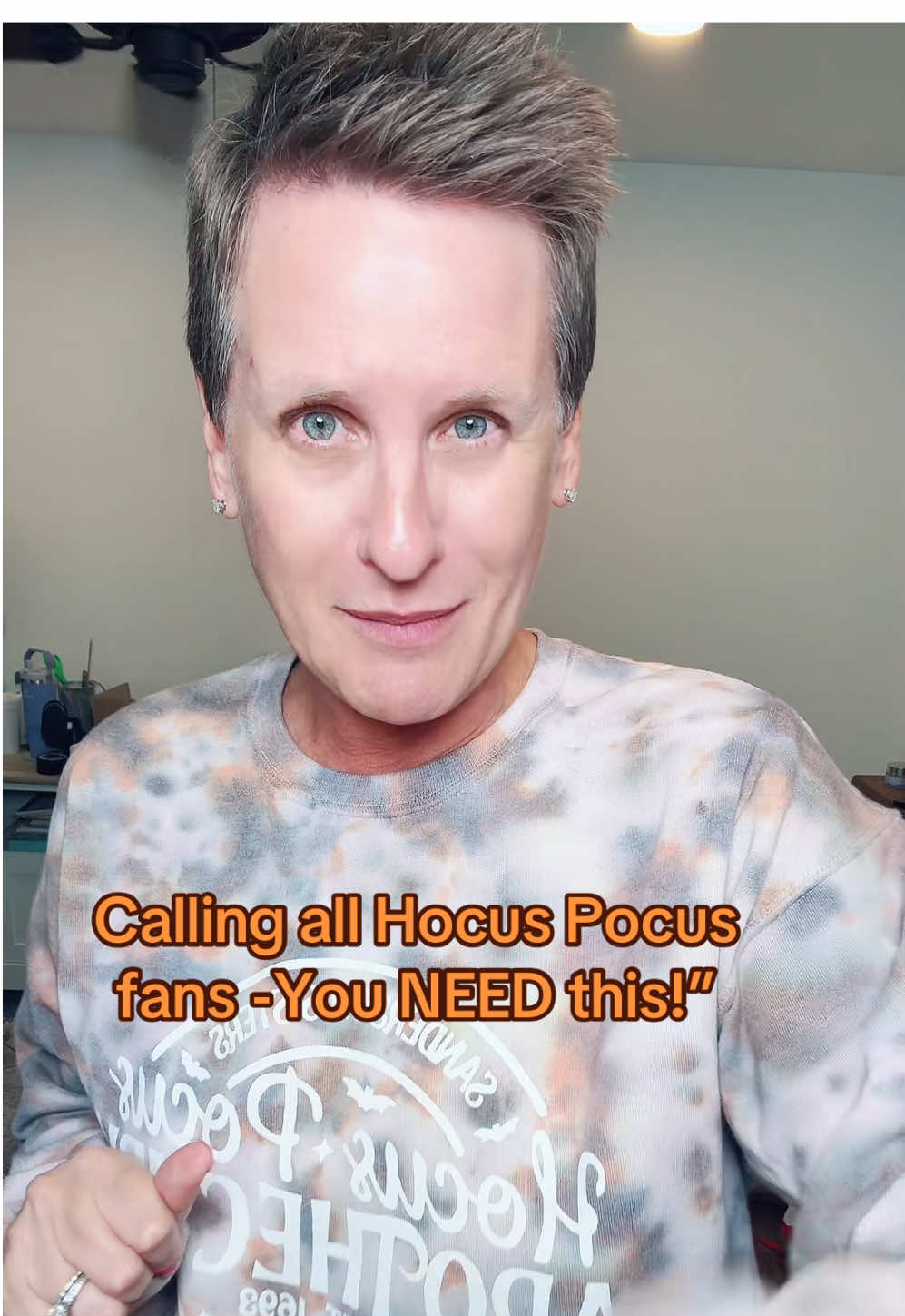 The cutest Hocus Pocus vibe for spooky season 🖤💜💚 🧡This Sanderson Sister tie-dye sweatshirt is and perfect for fall and the colors and sooo goood! @The Bold Designer #SandersonSisters #sweatshirt #fallvibes #hocuspocus #tiktokshop 