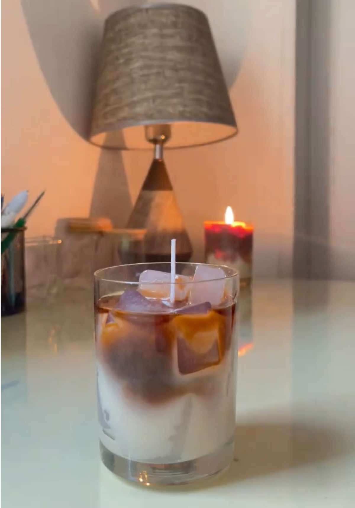 ICED COFFEE CANDLE MAKING 🕯️Waiting for your orders 🤍#creatorsearchinsights #fffffffffffyyyyyyyyyyypppppppppppp #icedcoffee #candle #candlemaking #xybca #hawa #fyp #SmallBusiness #viralvideo #cozy #eypt #calming #viralvideo #candlelover #explore 