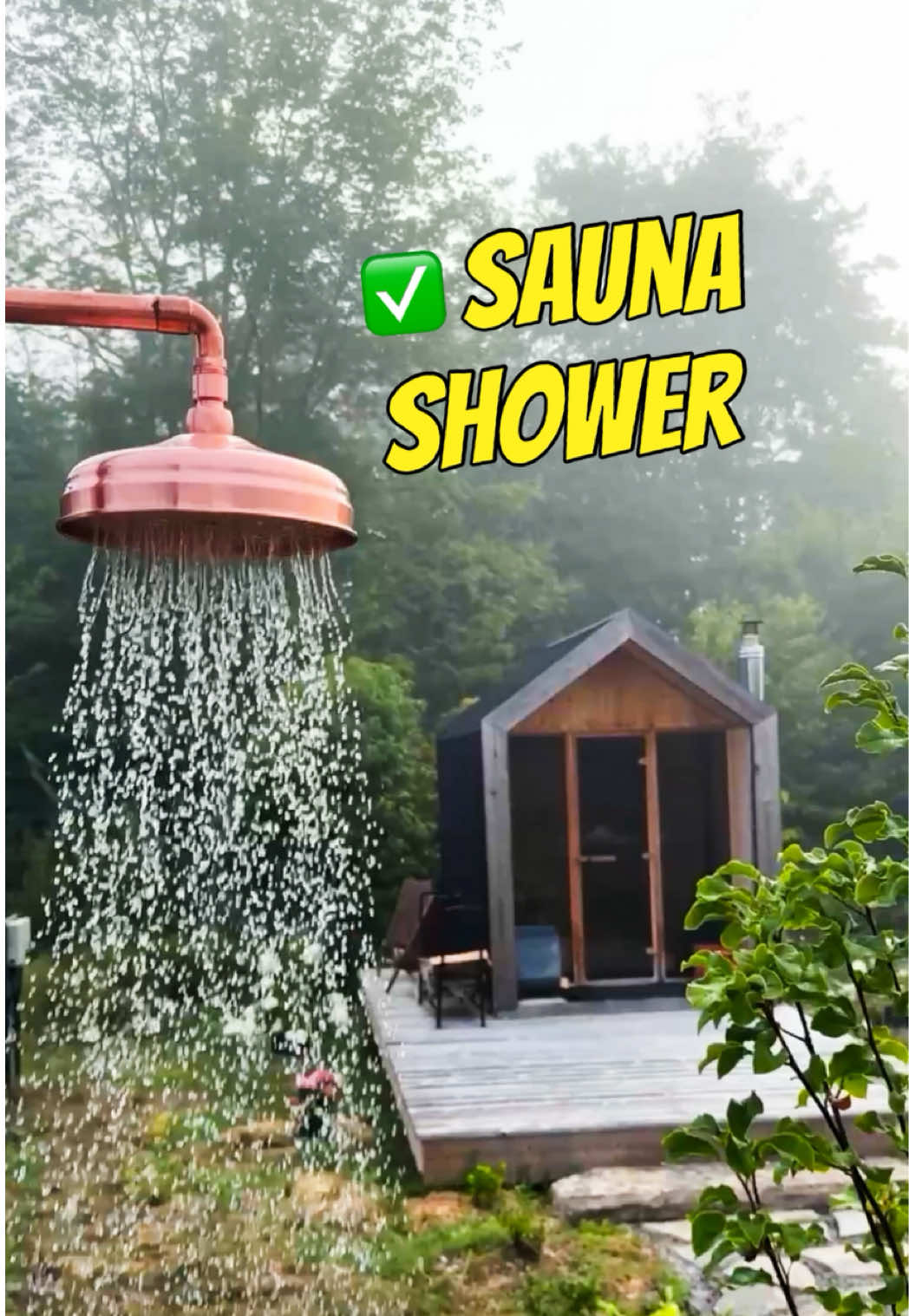 Found some time to finish the rink side shower, it’s more for the sauna but ties in nicely with the hydrant I installed to flood the ice with hot water. Next project, build a gazebo before it snows next to the rink so I don’t have to shovel as much snow! #hockey #canada #DIY #dadtok #canadian 