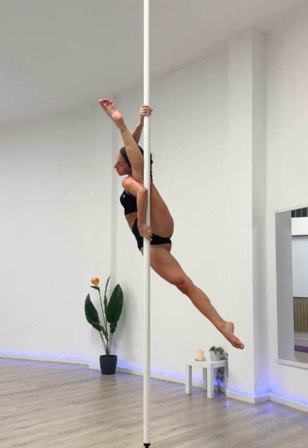 Invictus Split 🌙 #poledance #poledancer #pdinvictussplit #pdinvictus #pdsplits 