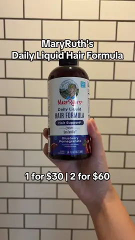 #MaryRuths 💙 Daily Liquid Hair Formula Blueberry 🫐 Pomegranate #vitamin #haircare #TiktokShopCreatorPicks 