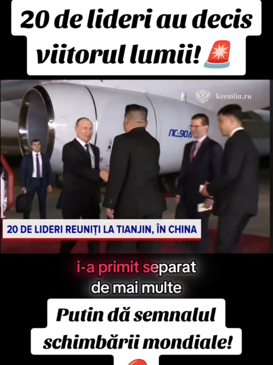La Tianjin, Putin a fost în prim-plan alături de alți 20 de lideri. Discursurile și alianțele de aici pot schimba ordinea mondială. Crezi că Rusia câștigă teren? #stiri #romania #viral #politica  #fyp 