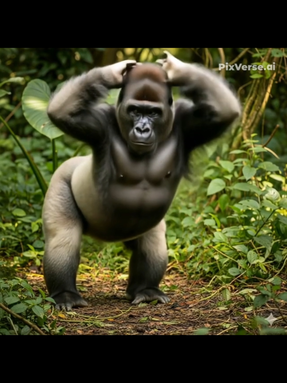 Dancing Gorilla  #foryou #fyp #viral #dance #funny 