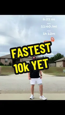 10k run this morning #brooksrunning #comerunwithme #Running #10k #fyp 