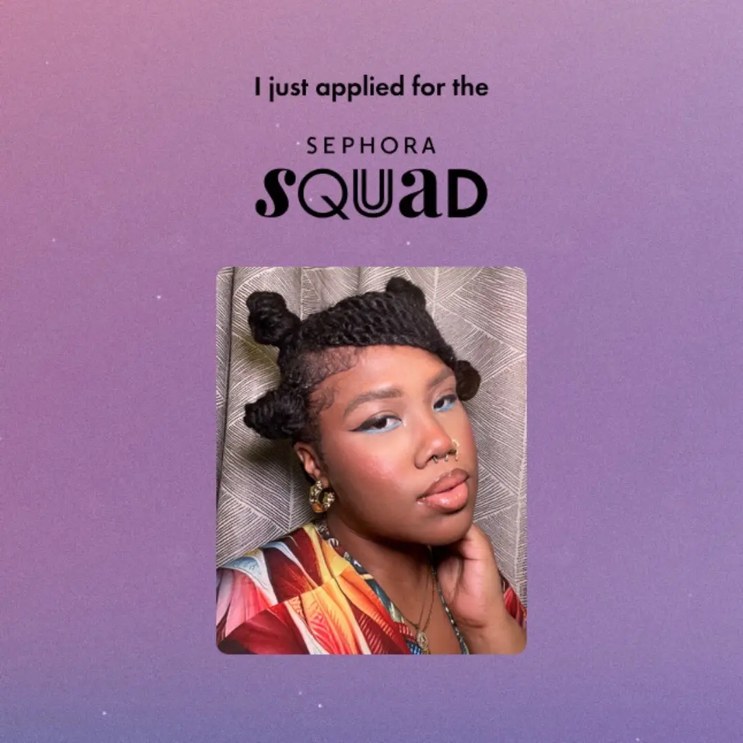Ya girl applied for the Sephora Squad 🥹🥹💕 @sephora I started taking an interest in doing my own pampering my senior year of high school, especially knowing that I was going off to college. Ever since then, I’ve been in love with expressing my creativity through my hair, my makeup, skincare, etc. Navigating through the different layers of beauty and learning more about the industry itself has impacted me in so many ways, including boosting my confidence, especially through my content creation journey. With that being said, if I’ve ever inspired you in any way, whether you’ve known me for a long time, or you just came across my platforms, please leave a testimonial for me and share your experience 🫶🏽 any words expressed will be greatly appreciated! The link will be in my bio, in my Linktree 🥹 wish me luck and also good luck to those who applied also! 💋 #sephorasquad #sephora #inspiration #testimonial #imsoul 