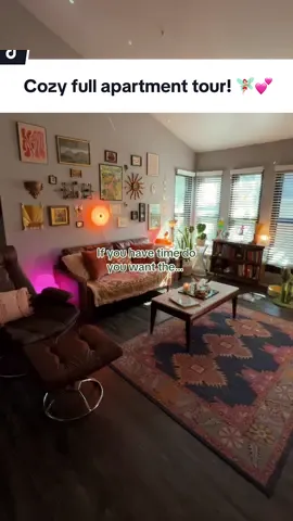 If you have the time… do you want the house tour?! 🧚🏻‍♀️💕✨ #cozyhome #slowliving #garden #whimsy #70saesthetic 