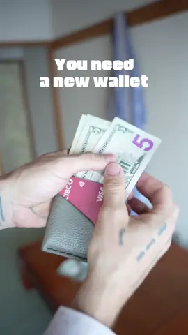 You need a new wallet. This one is nice.  buy it today, not tomorrow.