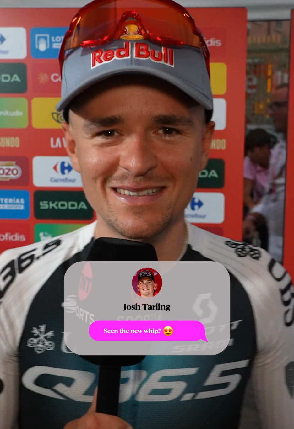 It’s not all about the racing in the pro peloton 🤣📞 Riders in La Vuelta reveal the last fellow rider they messaged 👀