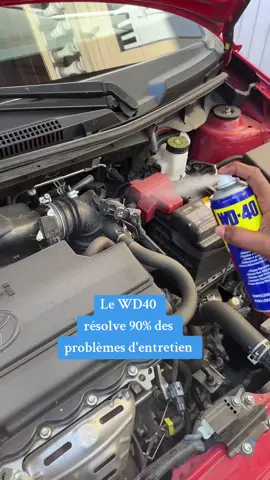 le produit wd40 dégraisse, lubrifie et préserver contre la rouille. #wd40 #voiture 