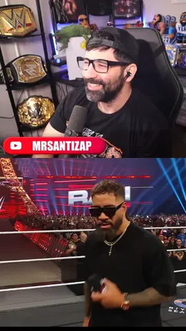 JEY USO PROMO ON RAW IN PARIS #WWE #wrestletok #WrestleMania #wweentrance #wwechampion MrSantiZap WWE