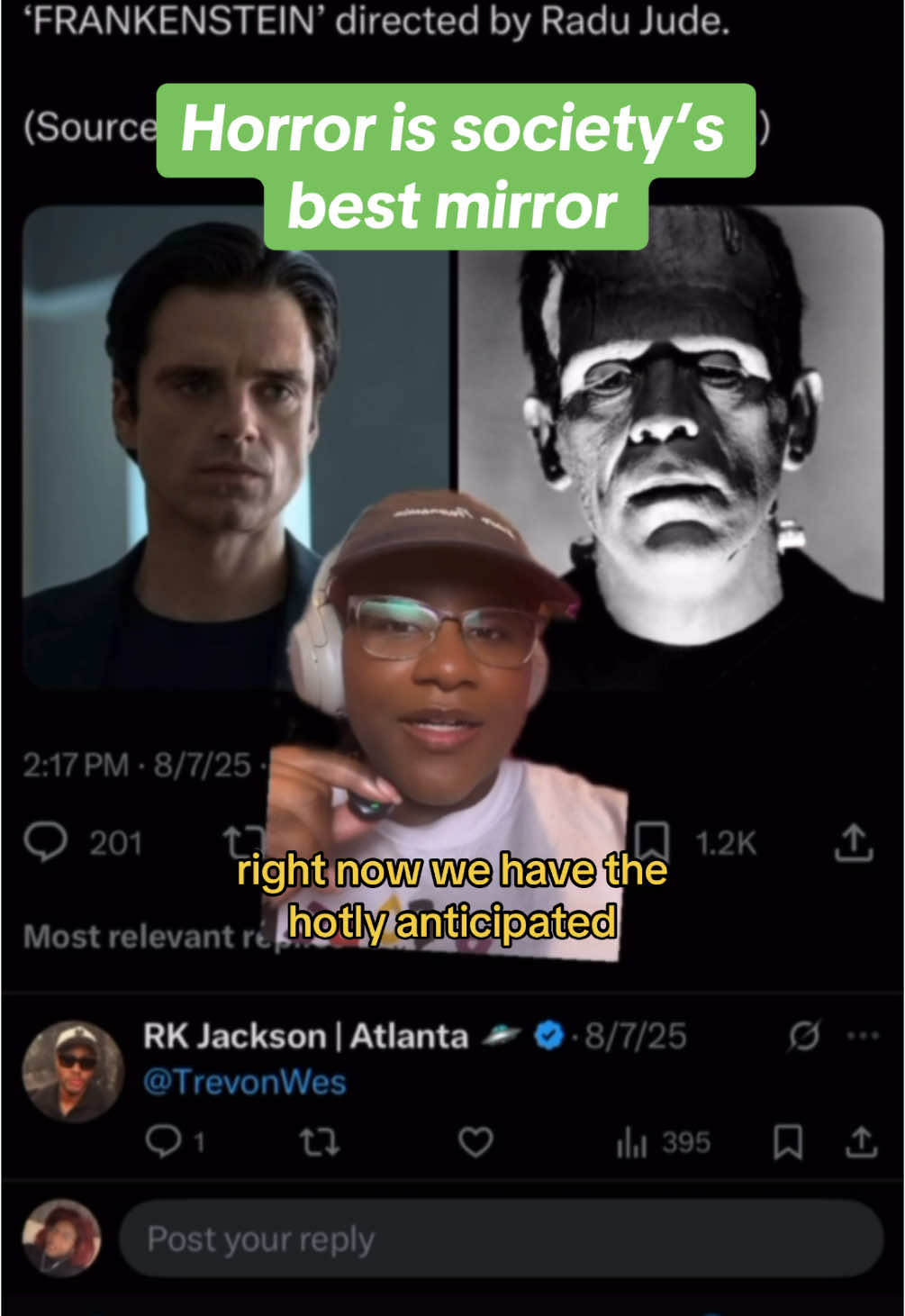 And I’ll be watching every Frankenstein adaptation that comes out AND every vampire movie. You can do both! #frankensteinsmonster #frankenstein #horrortok 