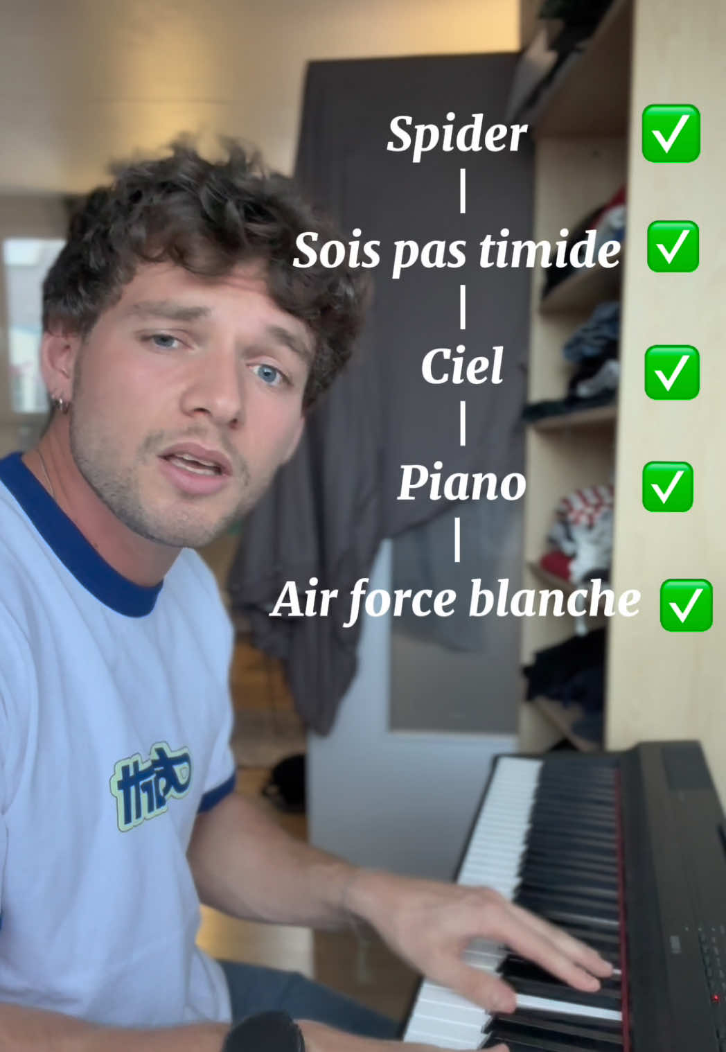 Le secret de GIMS 🫣🤫#piano #chant #rap #tendance 