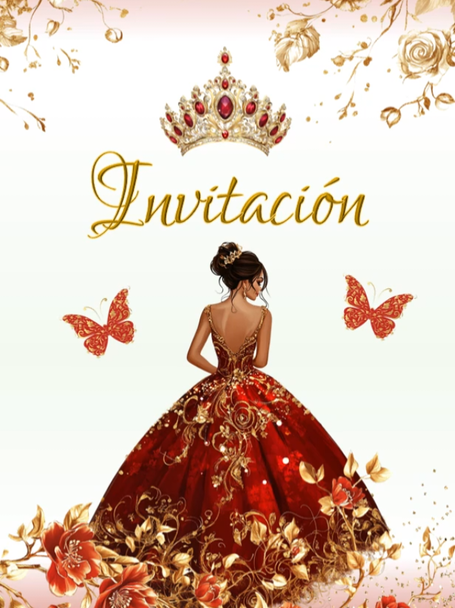 Invitación XV años Rojo ♥️ #invitaciondigital #xvaños #xv #misxv #paratiiiiiiiiiiiiiiiiiiiiiiiiiiiiiii 