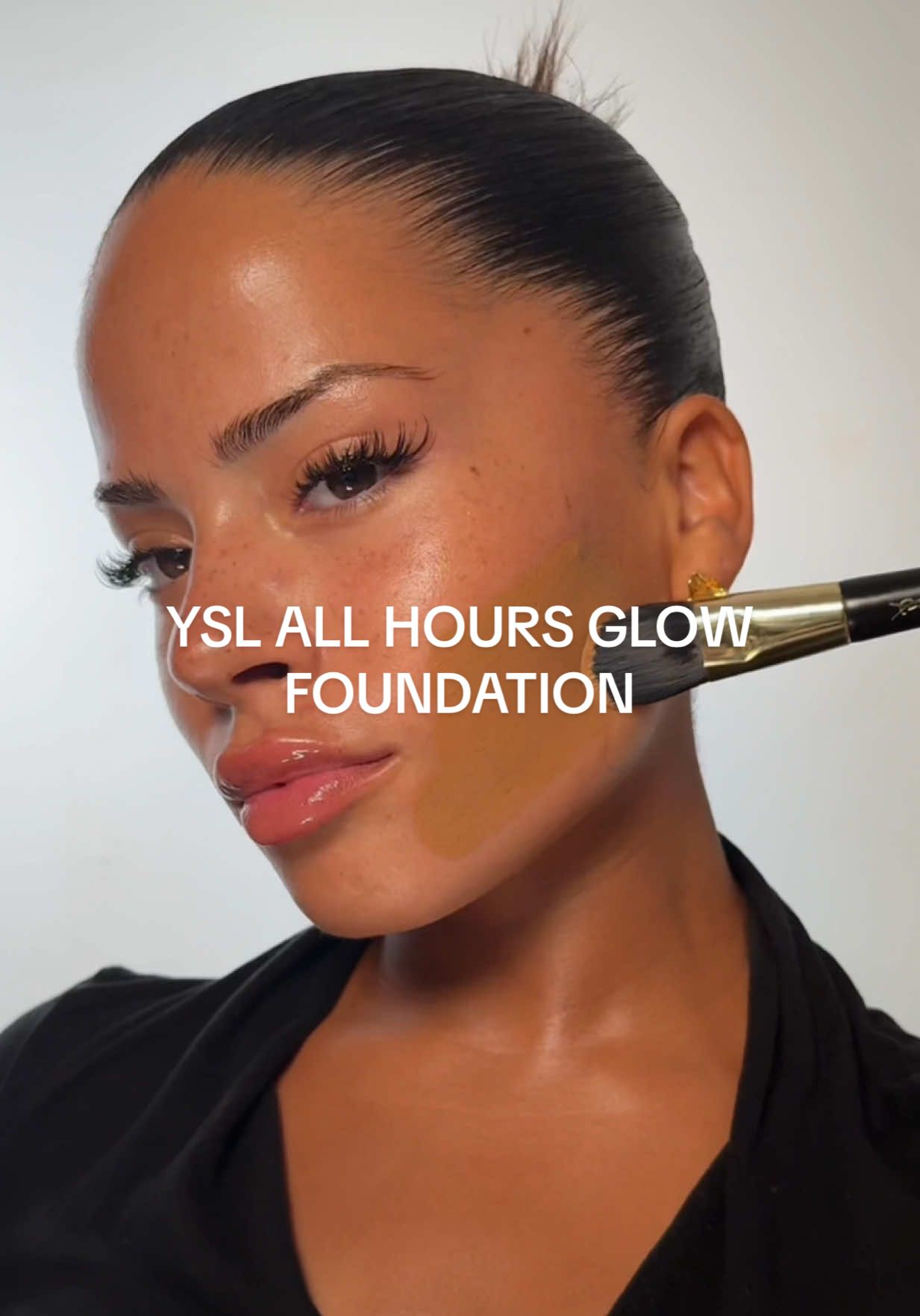 #AD A Perfect foundation does exist!! The brand new @YSL Beauty All Hours Glow foundation has a beautiful second-skin finish whilst providing a FLAWLESS complexion! #AllHoursGlow #makeup