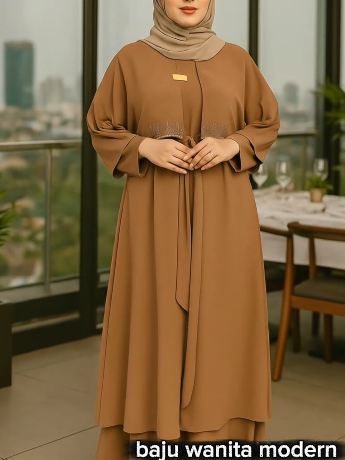 Gamis Falihah cringkle airflow#fyppppppppppppppppppppppp #viral 