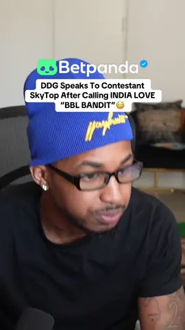 DDG Spoke To Contestant SkyTop For The First Time Since Calling INDIA LOVE “BBL BANDIT”😳#ddg #indialove #fyp #clips #trending @DDG @Indialove 