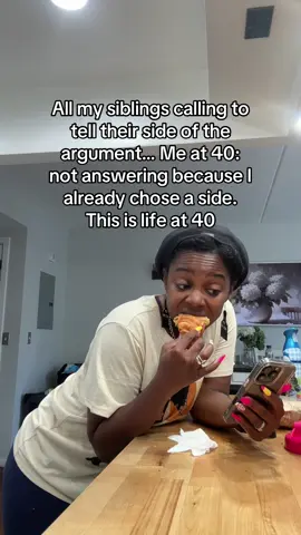 Being the mediator at 40 is a full-time job. My siblings still argue like kids, and somehow I’m the one in the middle. Life at 40 is balancing sibling drama, family arguments, and trying to keep the peace. #ThisIsLifeAt40 #Over40Humor #SiblingDrama #FamilyDrama #Over40Life 