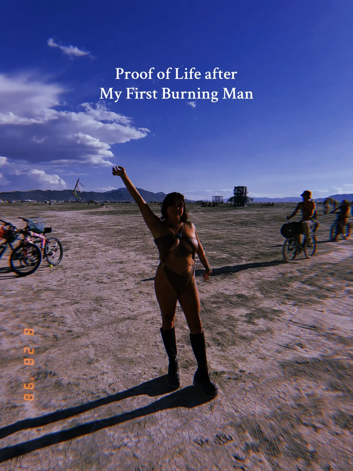 This was the most insane week of my entire life i loved every single second of it! We still have 10 hours to drive, a huge clean up, and much needed catch up sleep after being feral little rats all week but then the fulllllll recap is coming!!!!!!! Burning man i loveeeeee you see you next year xxxx