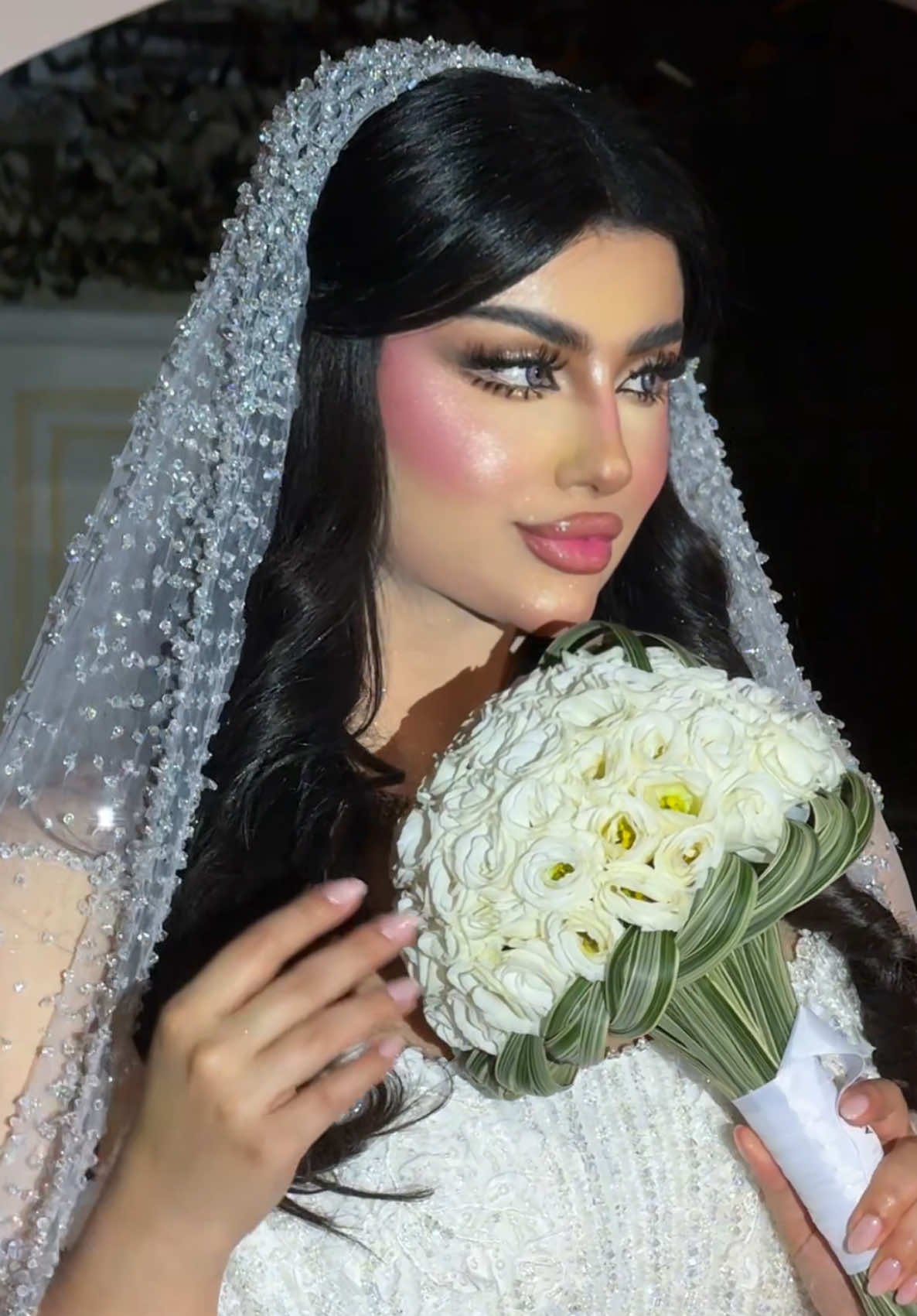 تتحملون جذي جمال؟😉 #مكياج #صالون #رشاالهندال #عروس #fyp 