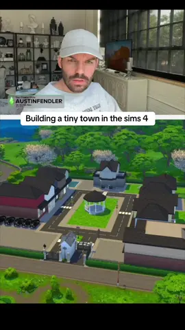 Building a tiny town in the sims 4 #sims4 #thesims4 @The Sims 