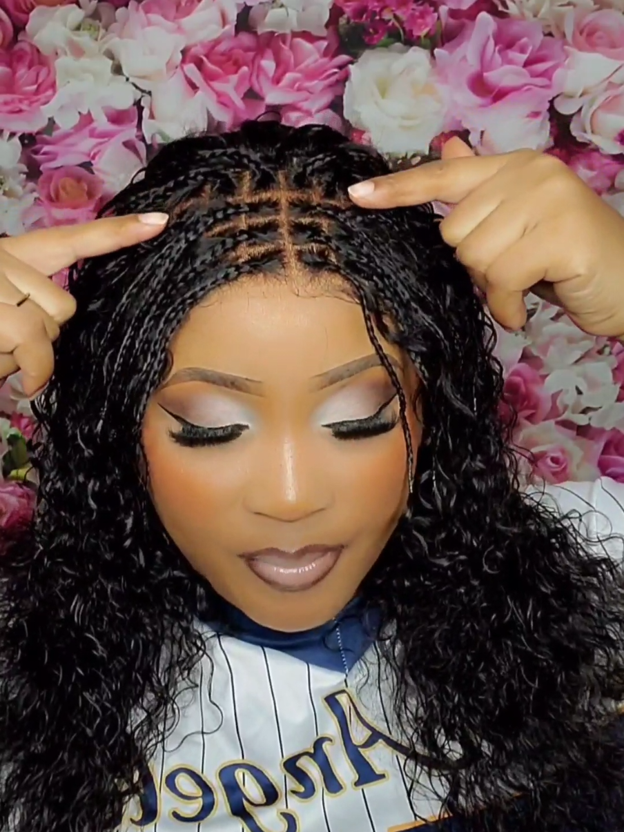 FABA 9x6 HD Goddess Braided Glueless Human Hair Wig. #fabahair #gluelesswig #humanhairwig #tiktokshopcreatorpicks #dealsforyoudays 
