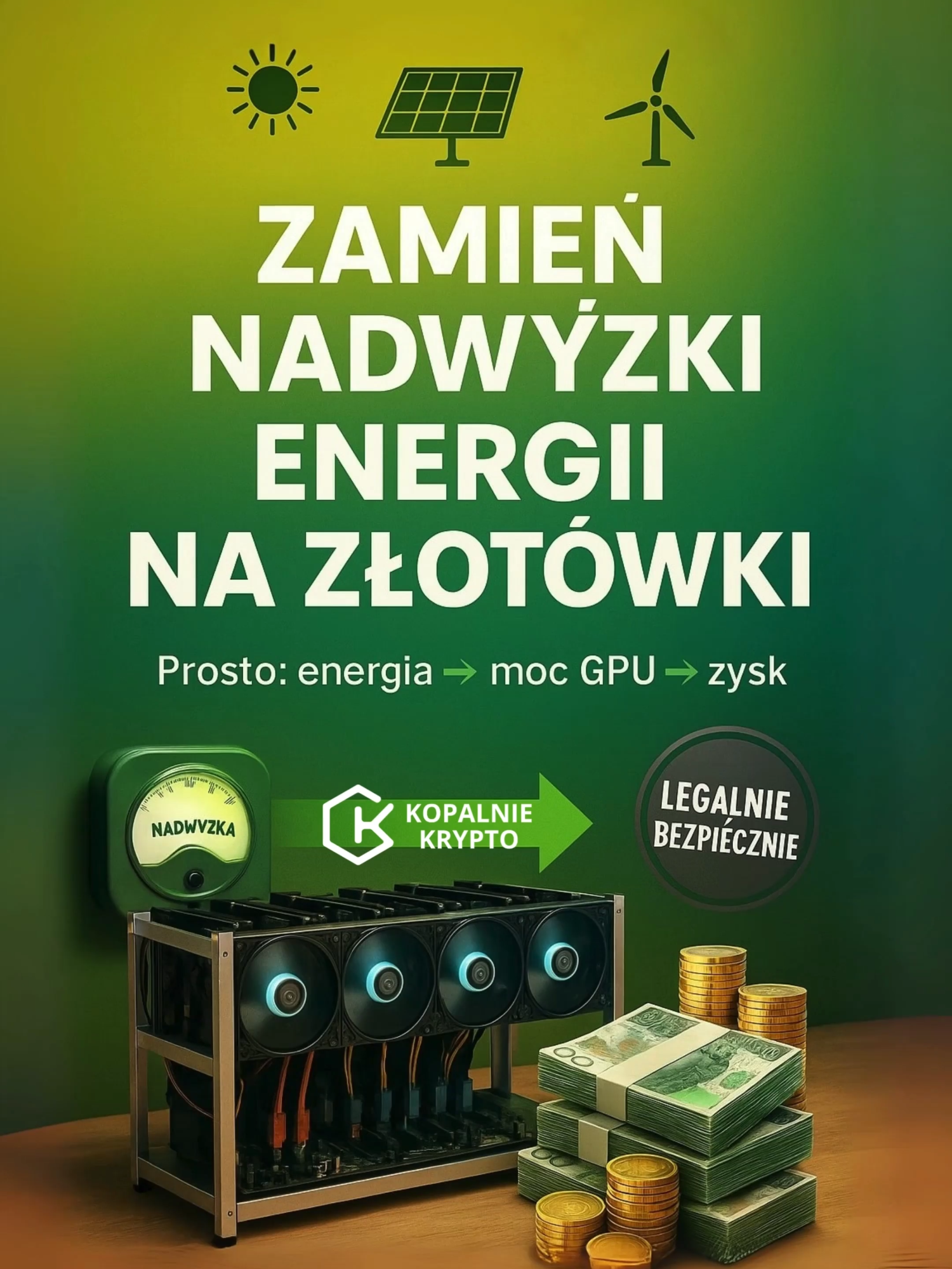 Sobota, serwer i… zysk z nadwyżek energii ⚡🤖 Kolejny dzień, kolejna koparka w drodze 🚚☕ Tym razem jedziemy do miejscowości Złota, aby dostarczyć klientowi serwer obliczeniowy RTX 5070, który pozwala w pełni wykorzystać jego nadwyżki energii. 💡 Jak to działa? Nadwyżki energii zasilają serwer obliczeniowy, ten zamienia je na moc obliczeniową, która trafia do projektów trenujących modele sztucznej inteligencji w zdecentralizowanym środowisku (AI + blockchain). 👉 W zamian klient otrzymuje cyfrowe aktywa – kryptowaluty, które następnie może wymienić na złotówki, dolary czy euro. To praktyczny sposób na dywersyfikację inwestycji i budowę pasywnego dochodu w oparciu o energię i technologię przyszłości. W Kopalnie Krypto oferujemy pełne wsparcie: od projektu i montażu, przez edukację, po monitoring i obsługę techniczną. Dzięki temu Twoje nadwyżki energii mogą zacząć pracować na Ciebie – szybko, efektywnie i bez zbędnych komplikacji. 📥 Pobierz darmowy PDF o ROI z koparki (176 tys. zł w 4 lata) 📞 Skontaktuj się z nami i sprawdź, jak Twoja energia może zamieniać się w cyfrowe aktywa → +48 575 891 640 #kopalniekrypto #krypto #kryptowaluty #fotowoltaika #prad