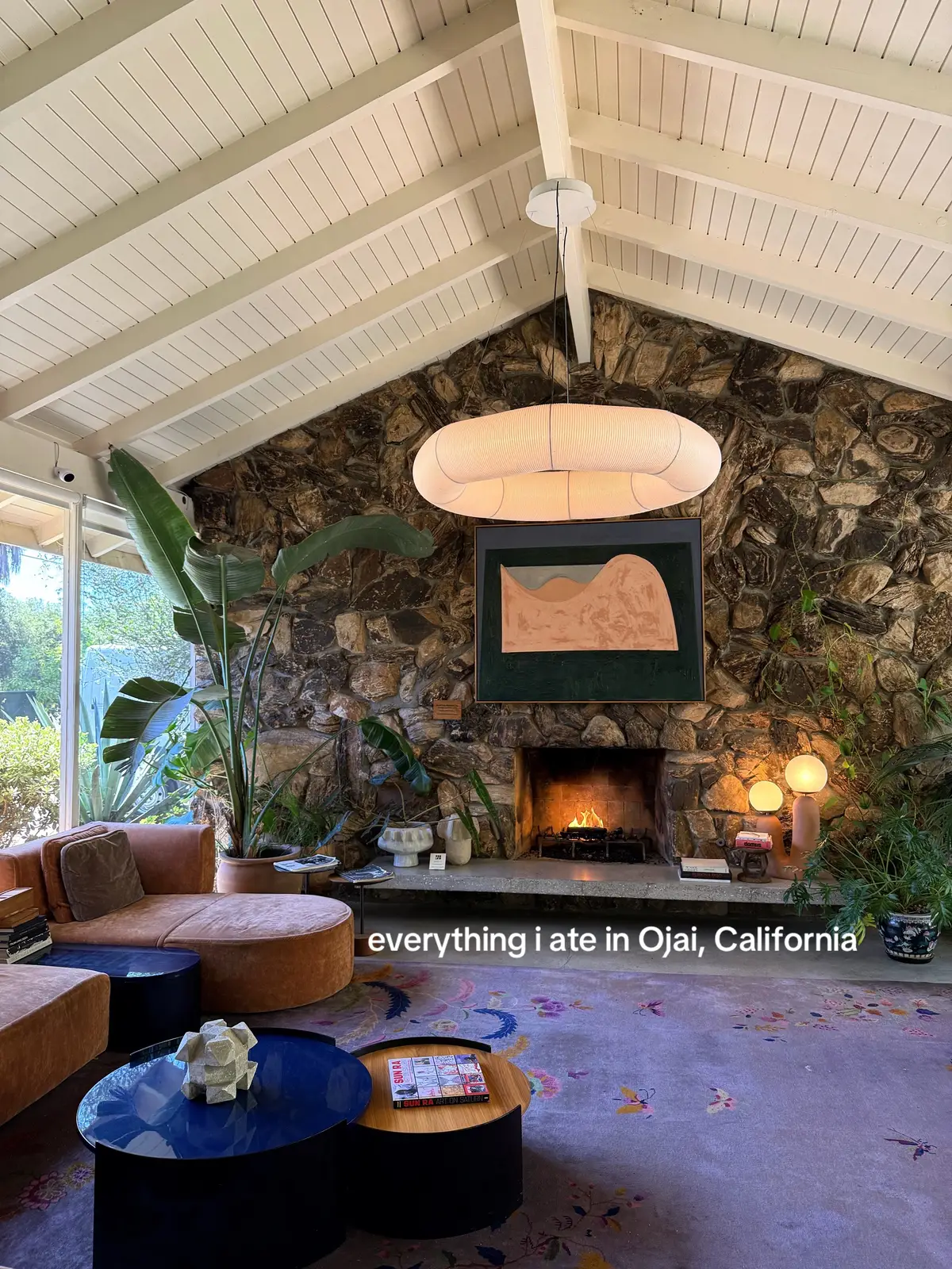 would come back strictly for the food and good vibes 😌 #ojai #girlstrip #ojaifood #foodreview #California 