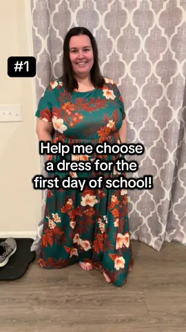 Plus size long dresses: Help me choose what to wear for my first day of school  #helpmechoose #dresses #dress #outfits #plussize 
