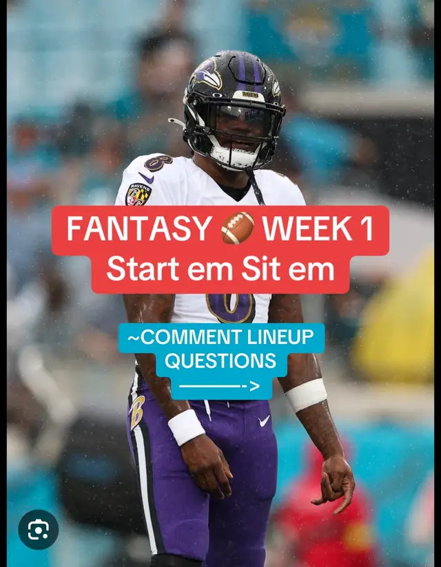 FANTASY FOOTBALL WEEK 1 STARTEM SITEM  #fantasyfootball 