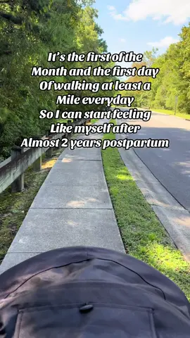 Almost 2 years postpartum and finally choosing consistency over excuses. Here’s to walking into the best version of me.