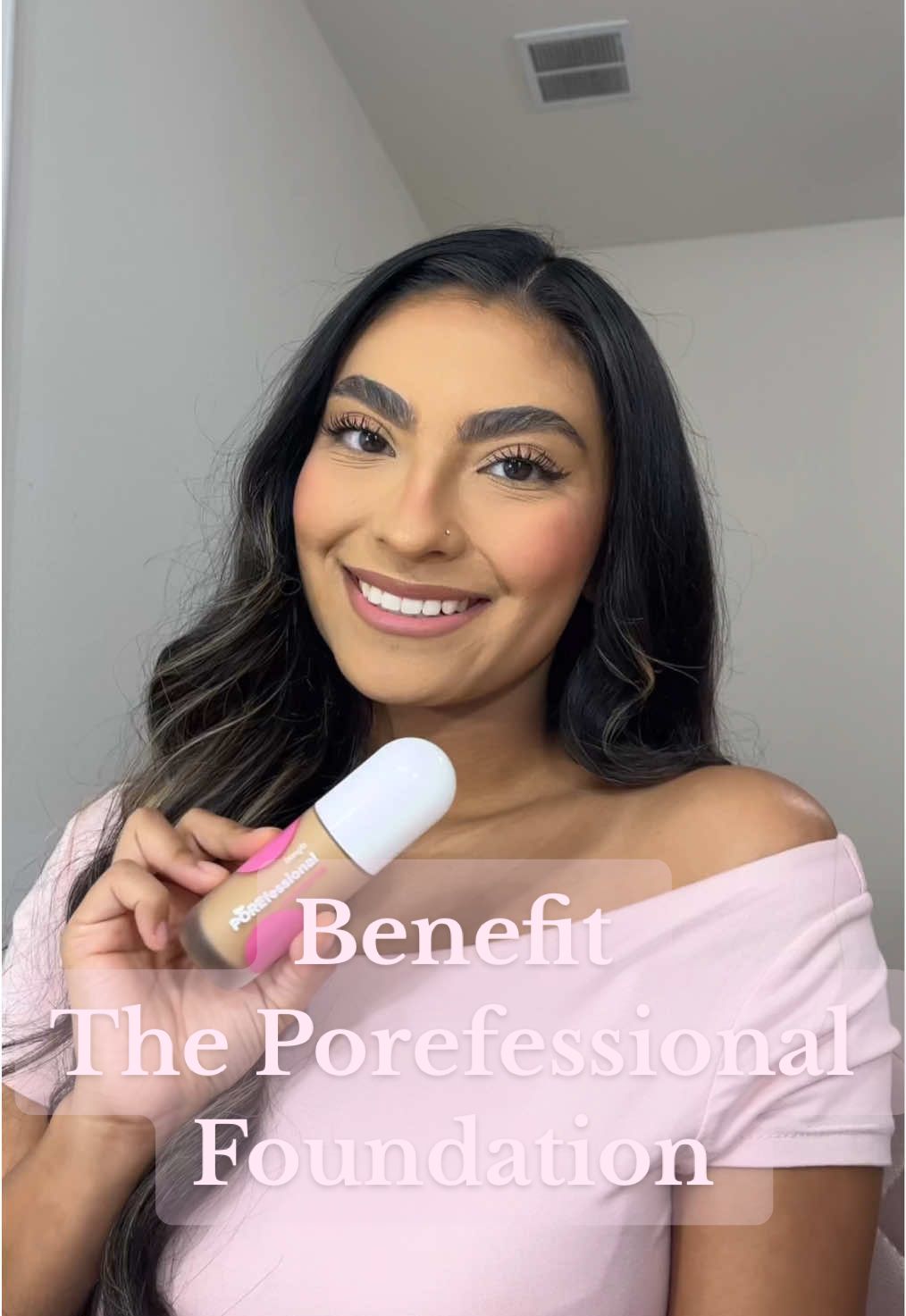 Trying out @Benefit Cosmetics New Porefessional Foundation 🩷  #benefitcosmetics #benefitclubpink #theporefessionalfoundation #porefessionalfoundation 
