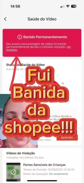 🚨🚨Cuidado!!! Muita gente está sendo banida permanentemente da shopee vídeos, por não seguir as diretrizes.  Assista até o fim porque eu te mostro os principais erros que estão acabando com várias contas na shopee vídeos e como evitar que isso aconteça  com você. #AfiliadosShopee #MarketingDeAfiliados #dicasdetiktok #