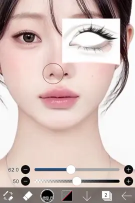 از این به بعد روش صحیح مژه گذاشتن یادبگیر اگه مژه و کارکتر ها رو میخوای تو کامنتا بگو البته ی شرط داره باید لایک هامون به 100 برسه❤️🌱 #ibisPaint