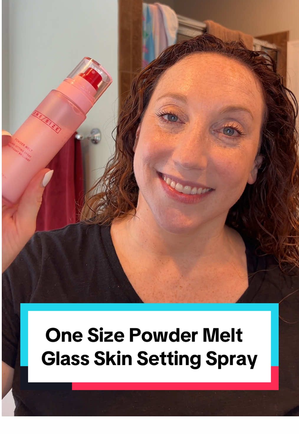 @ONE SIZE BEAUTY has created something truly special with their Powder Melt Glass Setting Spray. This product helps seal your makeup, hydrates, and leaves you with that glass skin look. #onesizebeauty #settingspray #glassskin #beautymusthaves #tiktokshoprestock 