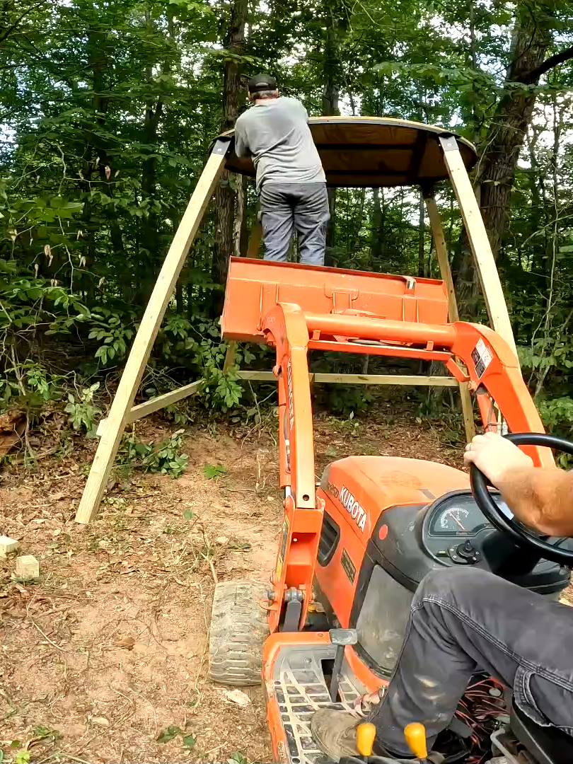 Ram 700 Blind Setup Pt 8 #huntingblind  #ram