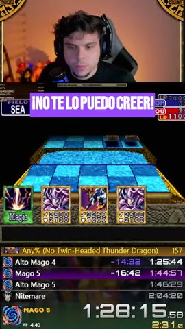 Un error detiene lo que pudo ser una RUN Legendaria!! 🎮✨#YuGiOh #ForbiddenMemories #GamingFails #RécordMundial #MomentosÉpicos