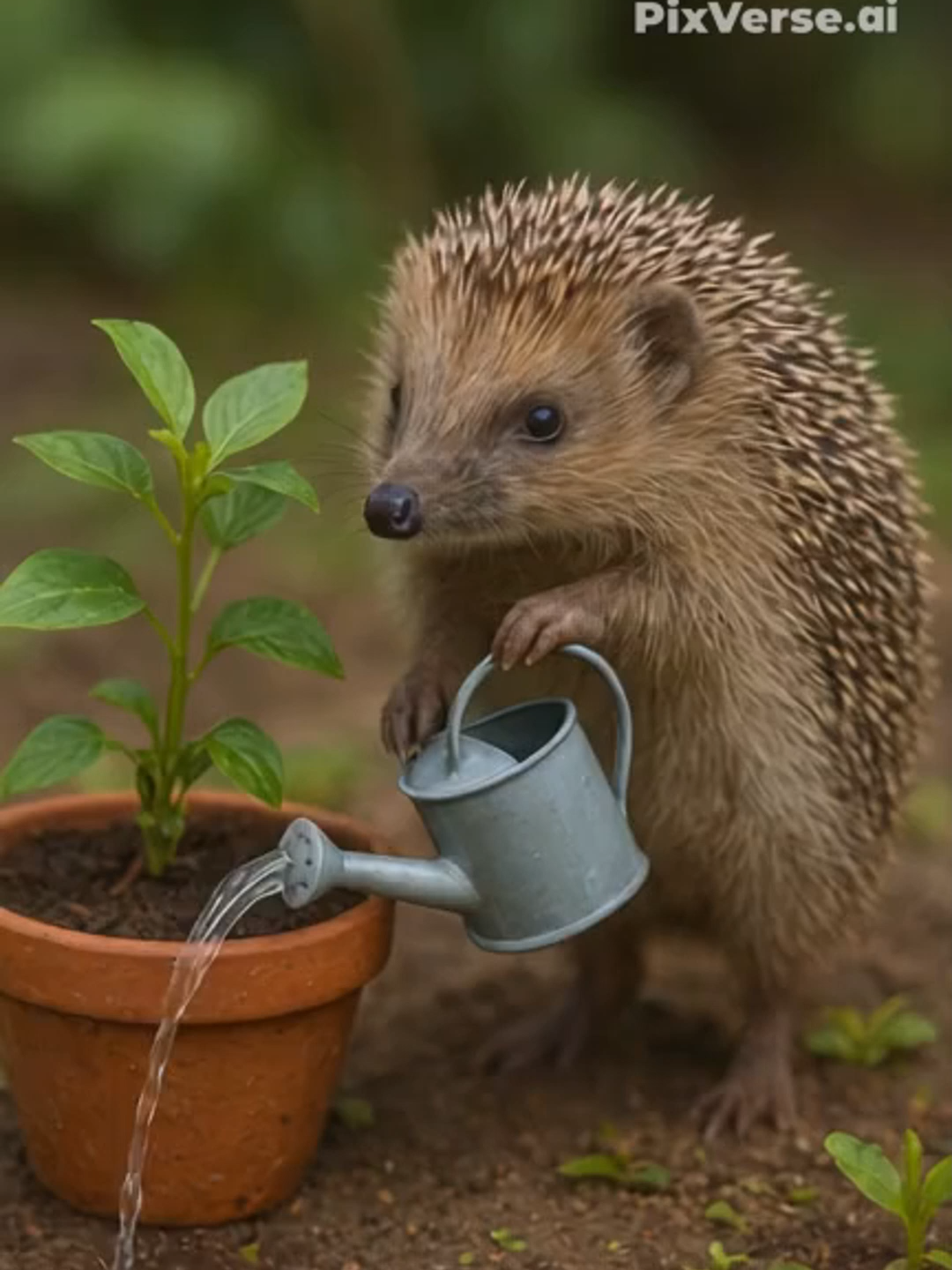 ouriço regando planta#ouriço #sonic #fy #fyp #fyp #animal #animal #fyp #ia #tiktok #tiktokindia #fy #fyppppppppppppppppppppppp #ft