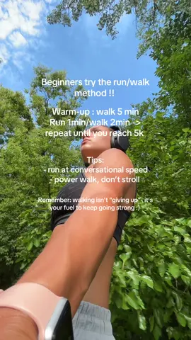 training for a 5K without dying halfway through 😅 Run/Walk >>> #runtok #runningstrategy #runcommunity #runnergirl #beginnerrunner 