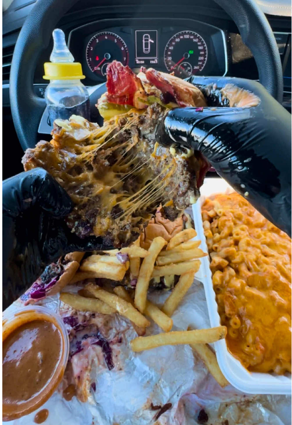 Massive smashed burgers & ribs from @Smokies BBQ 🔥🍔🍖 #Foodie #mukbang #eatingshow #pov #fyp #usfoodtok moe eats #asmr #usa #canada  