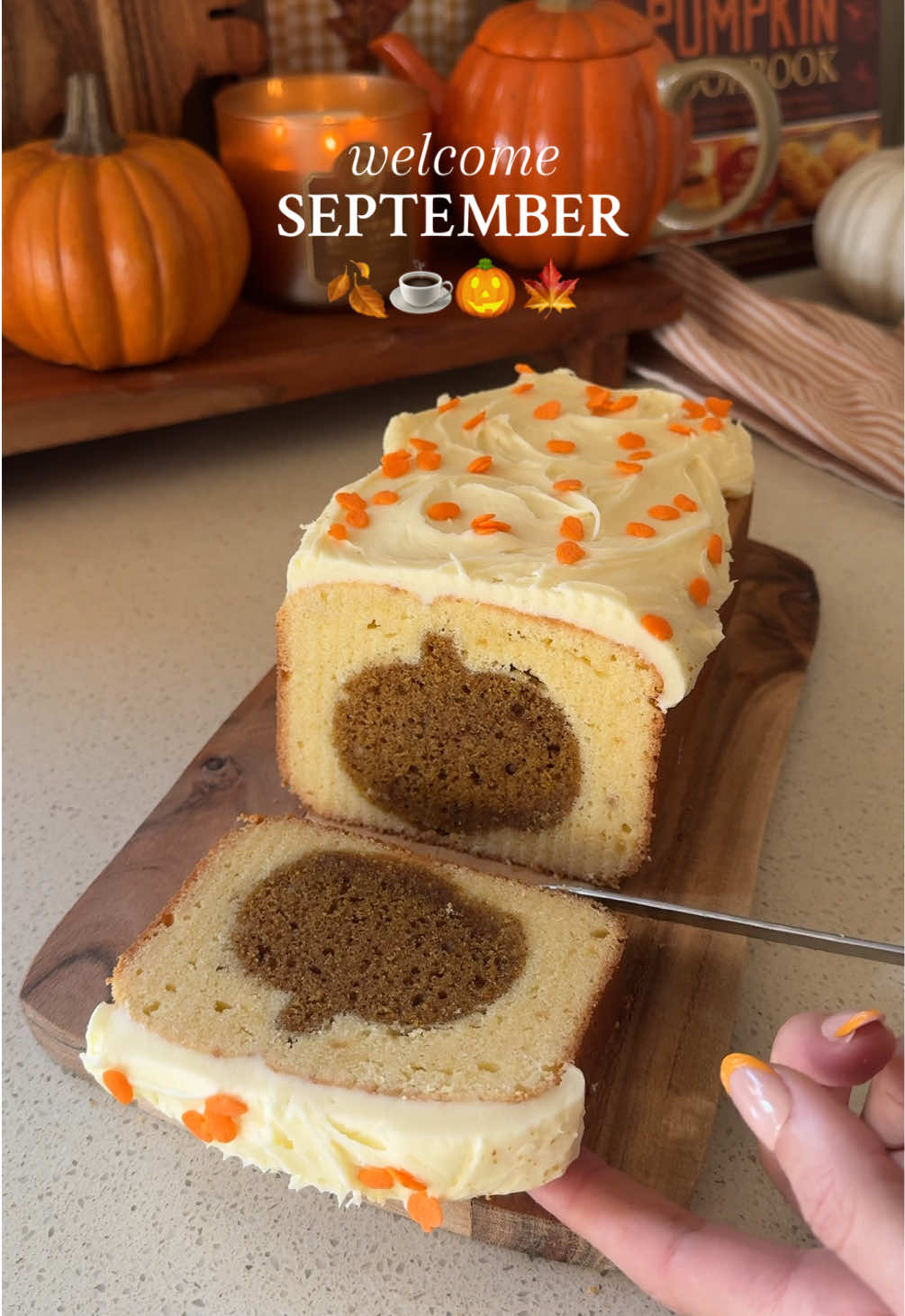 Welcome to the ‘BER months! 🍂🎃✨ #falltok #falltiktok #fallbaking #baking #cozy #cozyhome #homebody 