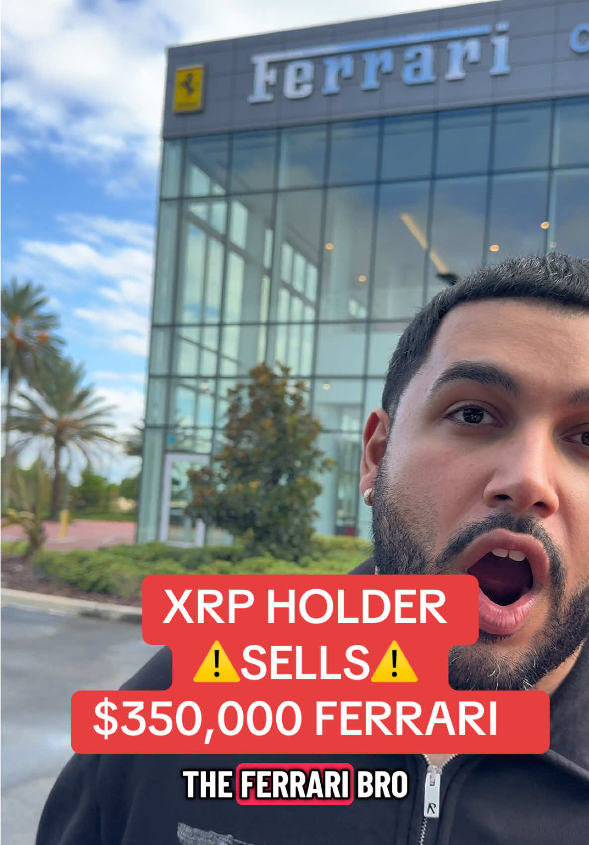XRP holder sells $350,000 Ferrari #xrp #crypto #investing #finance #wealth 