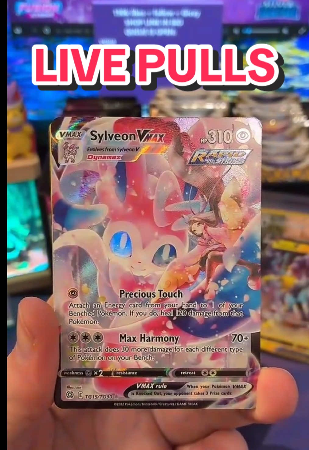 OMEGA PRETTY CARD #tiktoklive #livehighlights #pokemon #fyp #tcg 